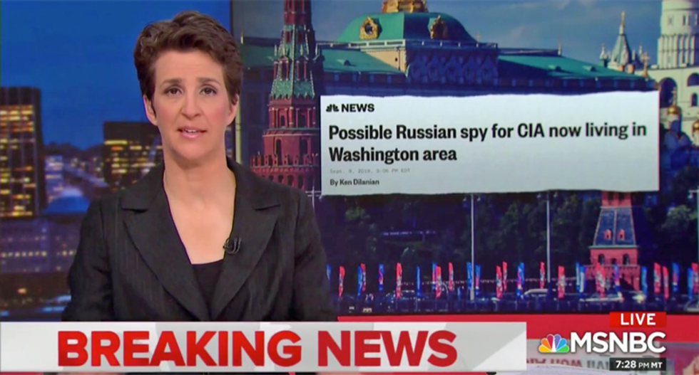 WATCH: NBC reporter describes knocking on the door of a former top spy -- living in Virginia