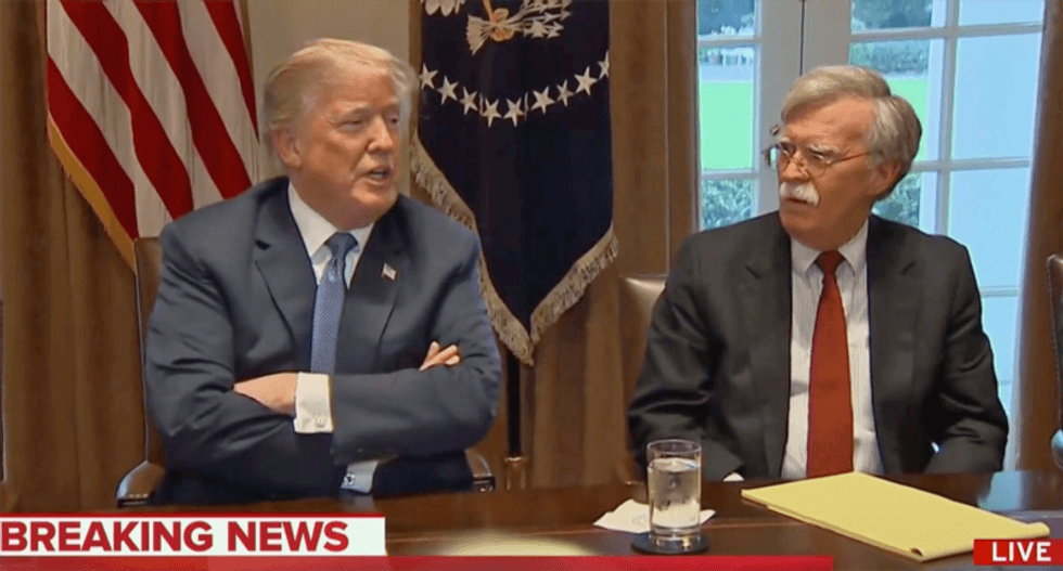 Is Trump aiming for talks with Iran after chucking John Bolton to the curb?