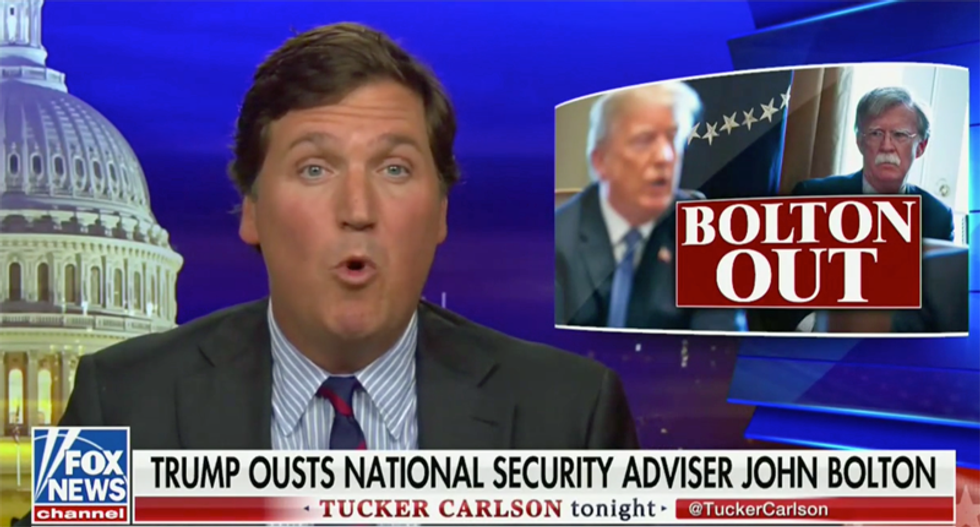 Fox News’ Tucker Carlson claims neocon John Bolton was a ‘progressive’ and ‘man of the left’