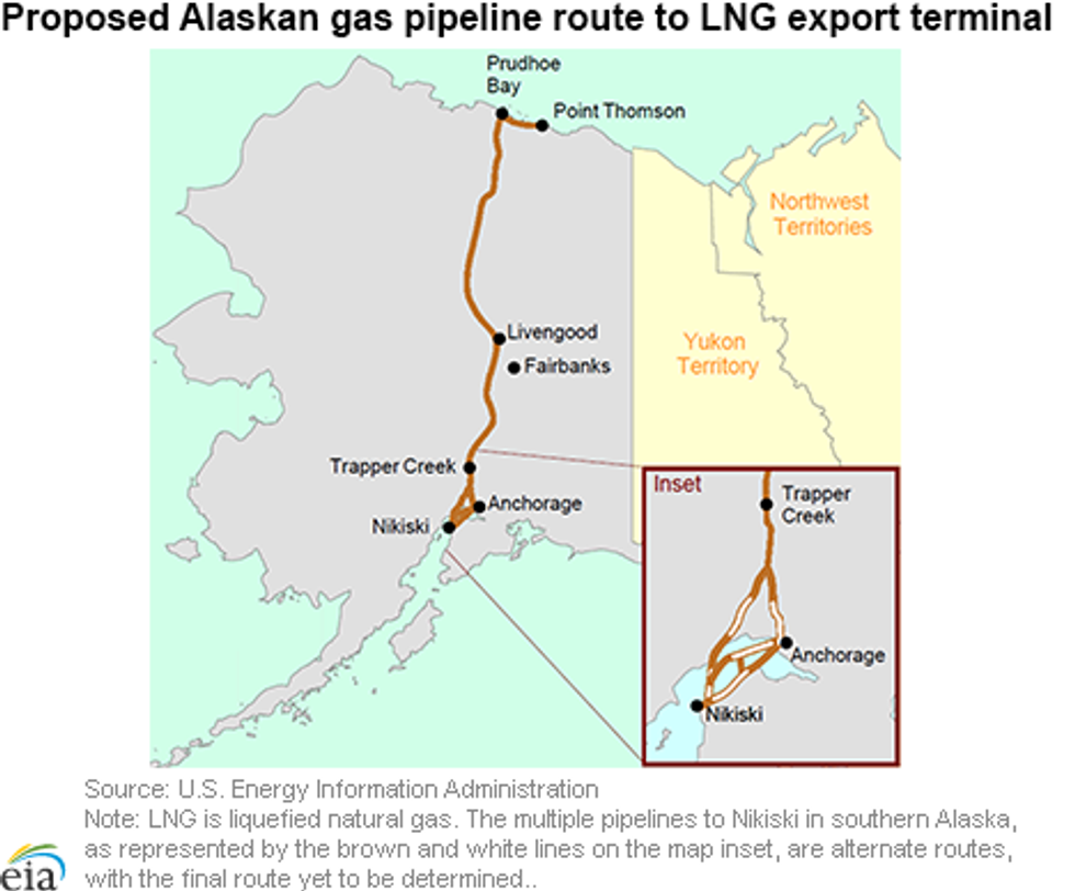 Unmasked: New planned Alaska pipeline could spew 3.5 billion cubic feet of gas — per day