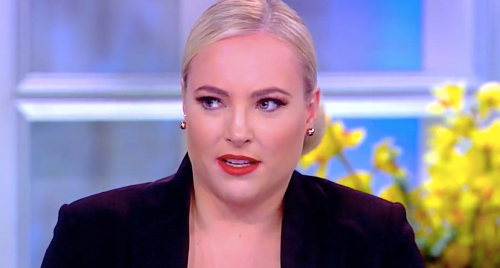 Meghan McCain flops hard after interrupting Whoopi Goldberg to make a Marianne Williamson joke