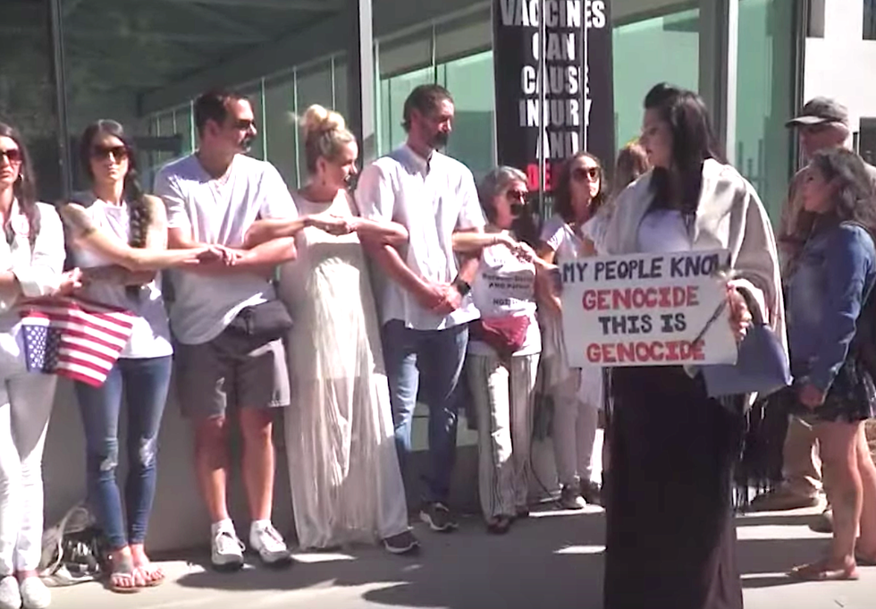 White anti-vaxxers declare themselves to be the new 'civil rights movement'