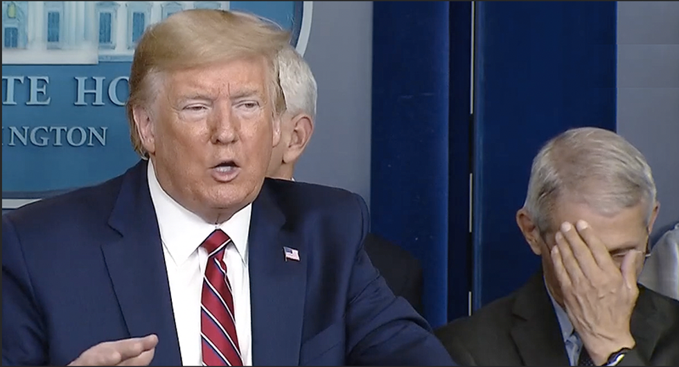 Trump hit with swift and brutal backlash for telling Fauci to ‘make better decisions’ in latest Twitter ‘tantrum’