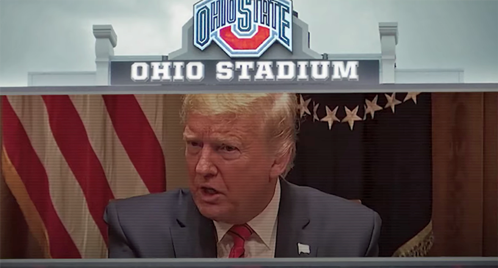 Trump’s fears come true as he is now getting blamed for ‘emptied stadiums’ as Americans can’t watch football