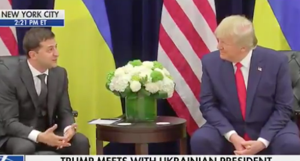 Trump rambles about Miss Universe and attacks Obama in awkward press conference with Ukrainian president