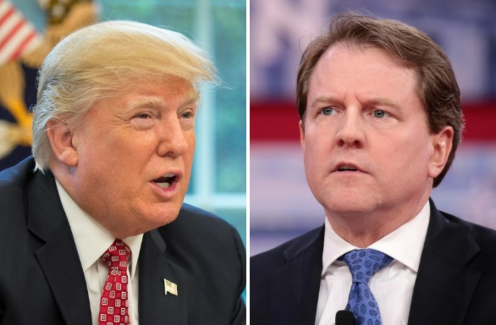 FLASHBACK: McGahn warned Trump he could be impeached if he asked law enforcement officials to investigate his rivals