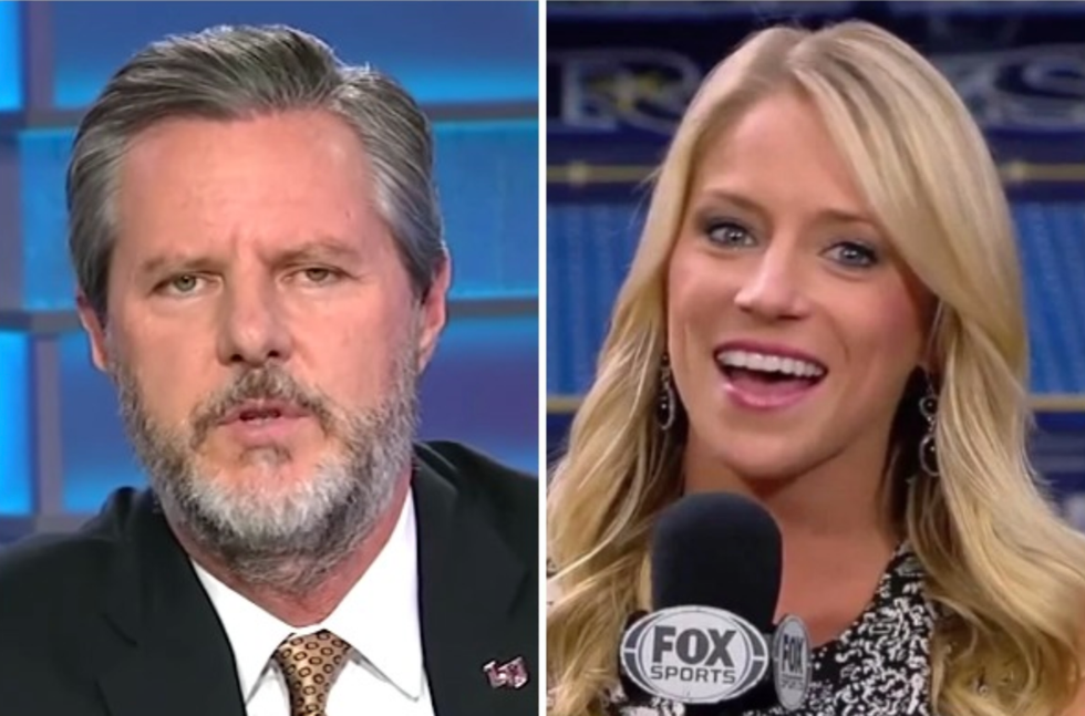Jerry Falwell’s Liberty University hires disgraced reporter who was fired for her racist rants