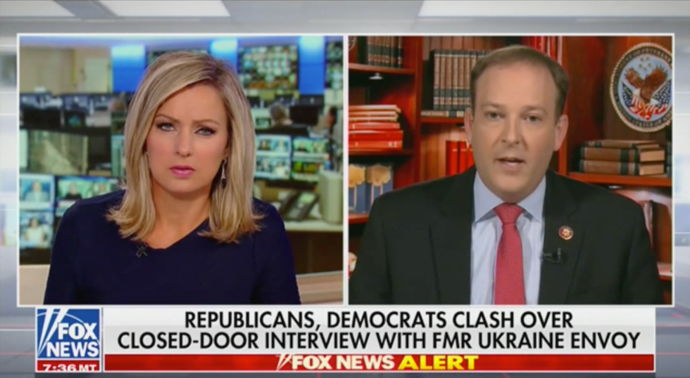 Fox host confronts GOP congressman with damning State Dept texts after he claims hearing ‘put a dagger in the heart of Schiff’s fairytale’