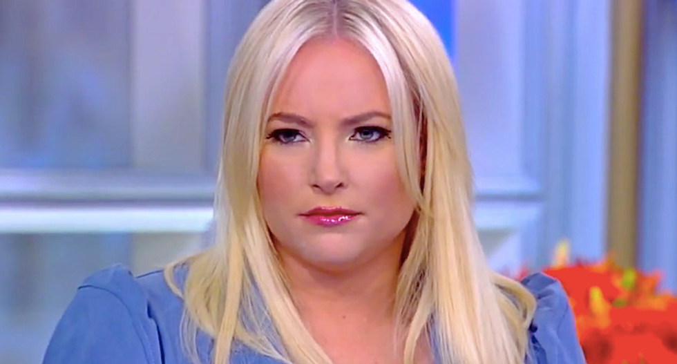 The View’s audience bursts into laughter as Meghan McCain insists Republicans are pushing back on Trump