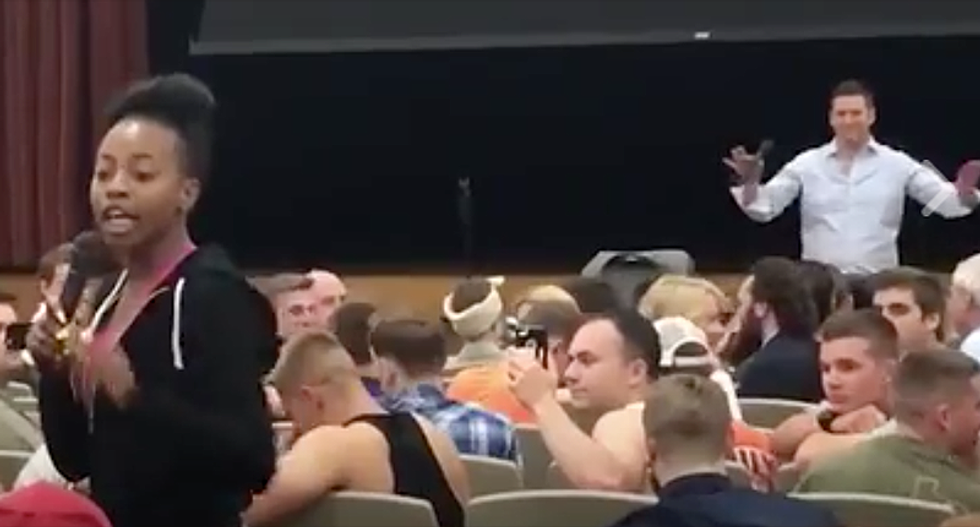Watch this Auburn University student smack down white supremacist Richard Spencer in just 30 seconds