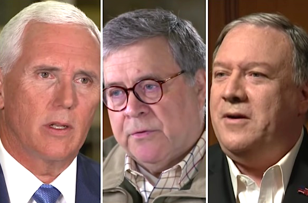 Conservative columnist is ready to take down Mike Pence, Bill Barr and Mike Pompeo