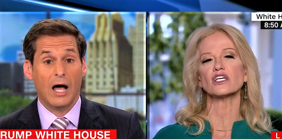 Kellyanne Conway comes unglued on CNN host -- and says calling out Trump's lies hurts his ratings