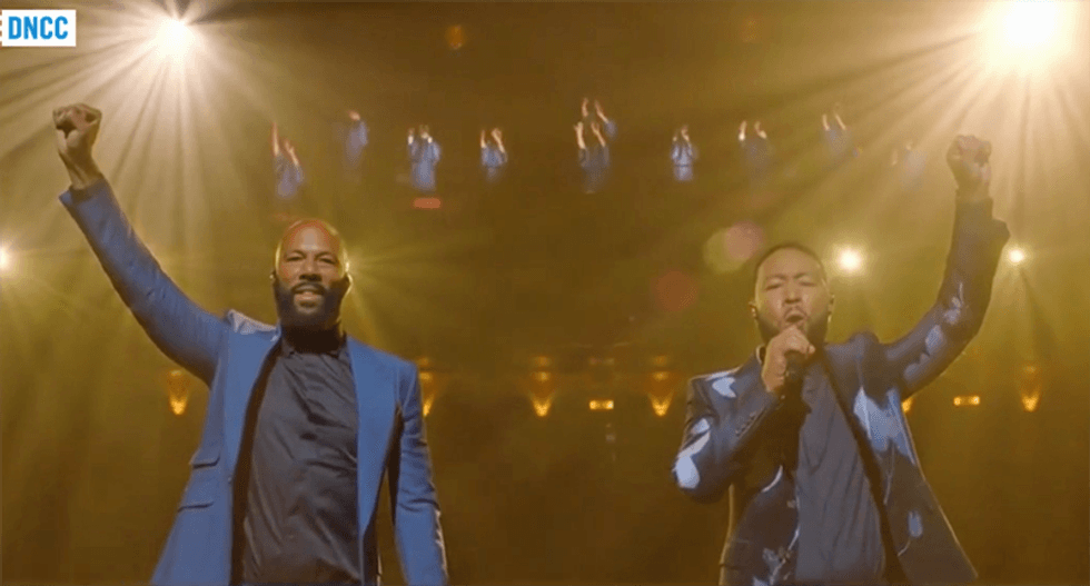 WATCH: Democrats offer emotional tribute to John Lewis — with music by John Legend and Common