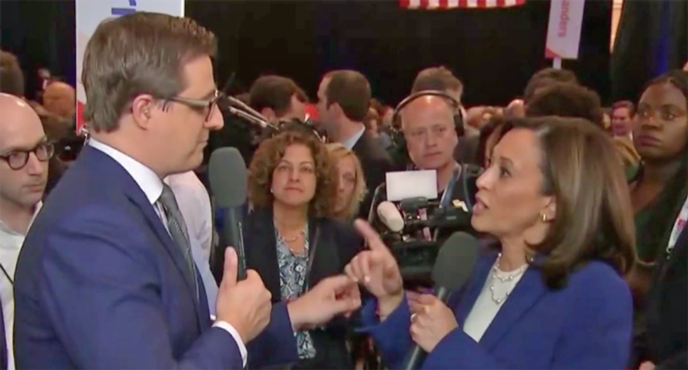 ‘I don’t care’: Watch Kamala Harris shut down Chris Hayes for asking a dumb question about Trump