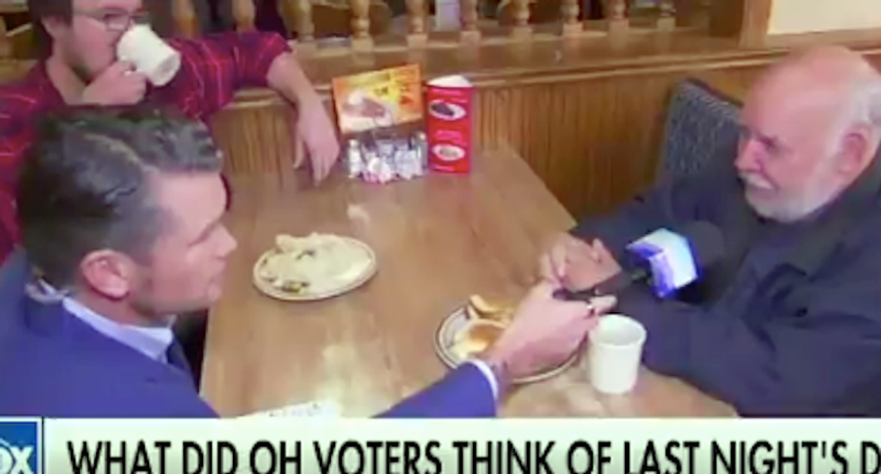 Fox & Friends host gets unexpected lesson on wealth inequality from Ohio diner