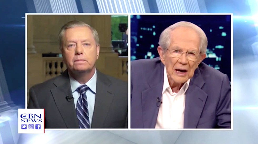 Lindsey Graham to Pat Robertson: 'I'll become Trump’s worst nightmare' if he doesn't stop slaughter of Kurds