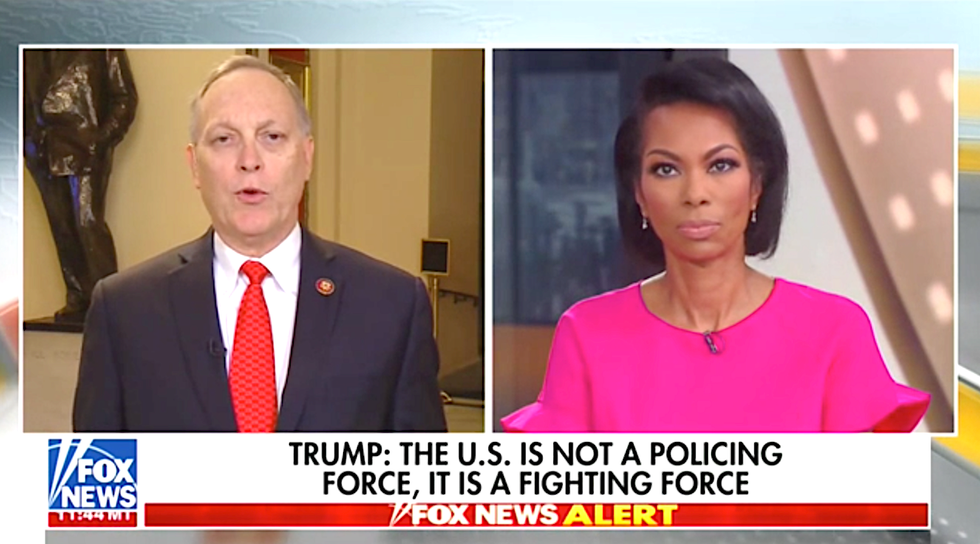 Republican stumbles as he tries to defend Trump’s claim that Iran can be trusted to fight ISIS