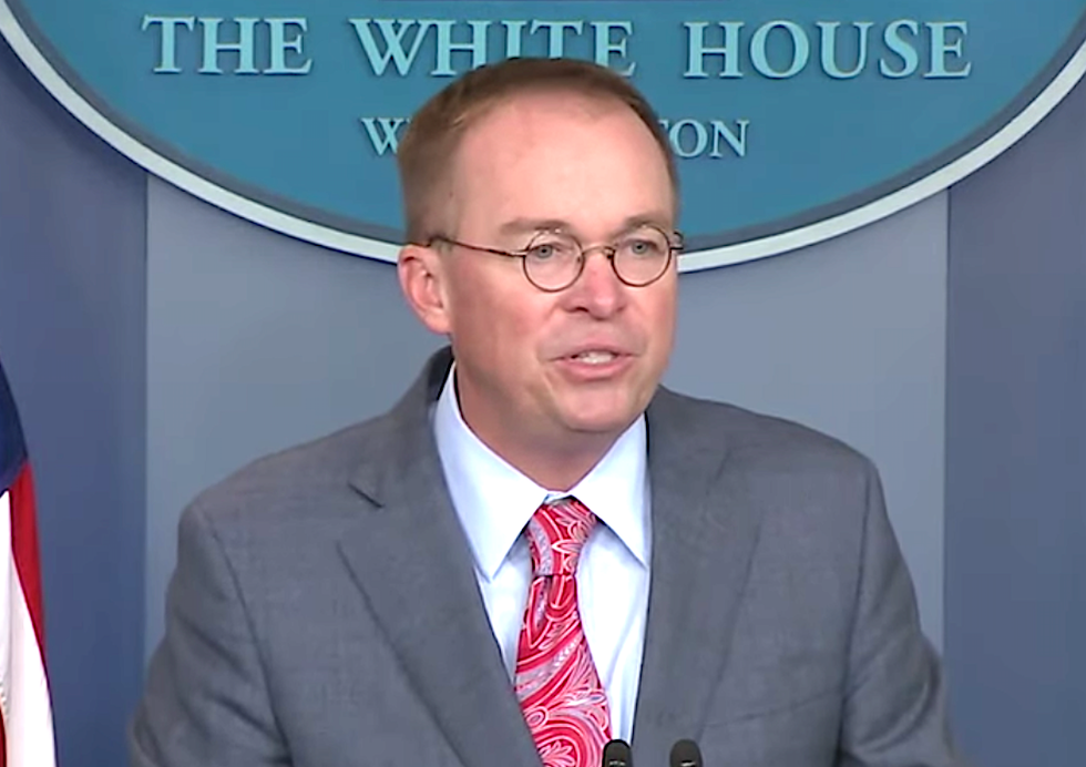 Mick Mulvaney just admitted to a 'textbook definition of an impeachable offense’: Obama lawyer