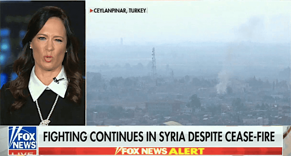 Fox News graphic busts White House press secretary for lying about Syria cease-fire