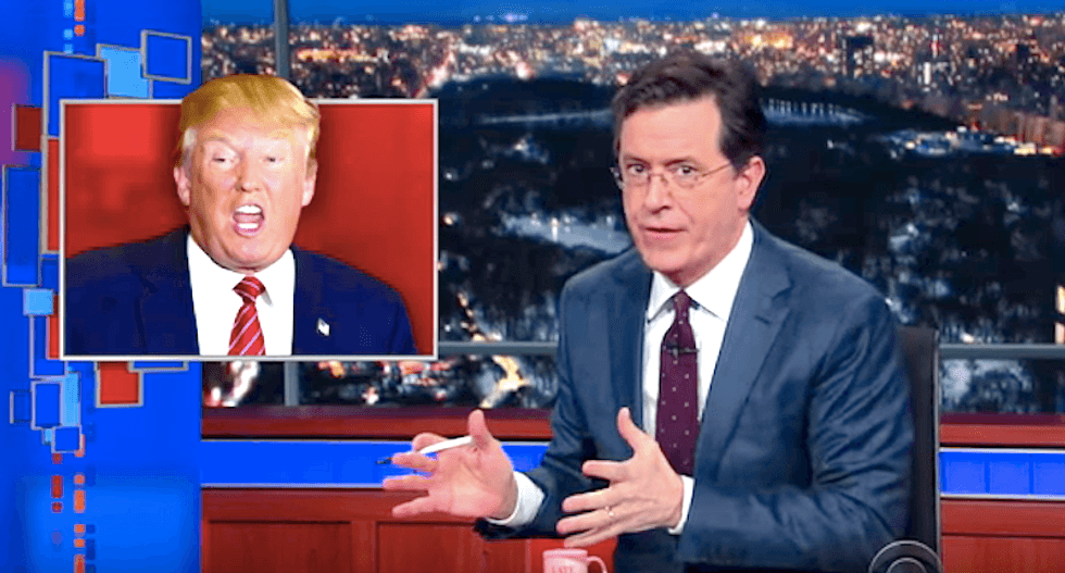 Colbert: Trump supporters don't care what Romney thinks — 'They want to feast on your flesh, Mitt'