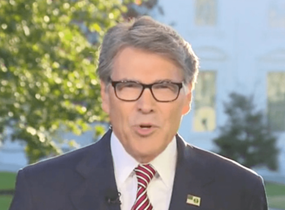 Rick Perry quickly gets stumped after claiming House impeachment inquiry is breaking the law