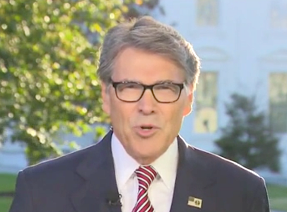 Rick Perry quickly gets stumped after claiming House impeachment inquiry is breaking the law