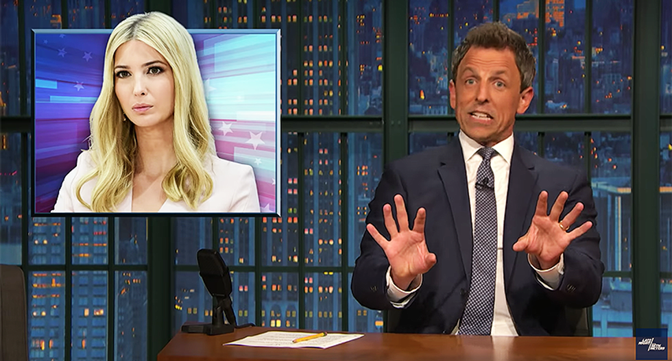 Seth Meyers reveals Ivanka Trump's new business venture -- she sells coffins