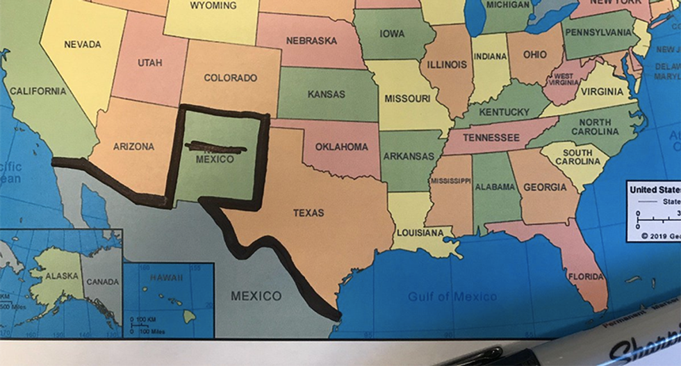 'We lost New Mexico to Mexico': Internet breaks into hysterics over Trump wanting to build border wall on Colorado