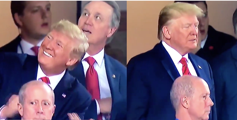 Republican Party paid $14,000 for Trump to get booed at the Nationals Game in a luxury suite