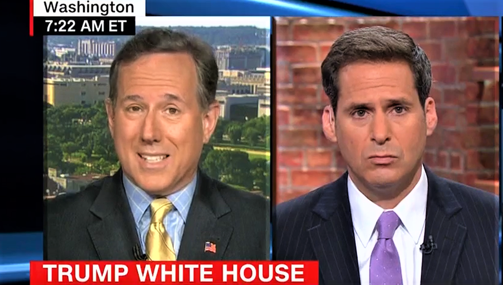 Rick Santorum admits Trump leads a ‘cult of personality’ — but that lets him ‘work his magic’