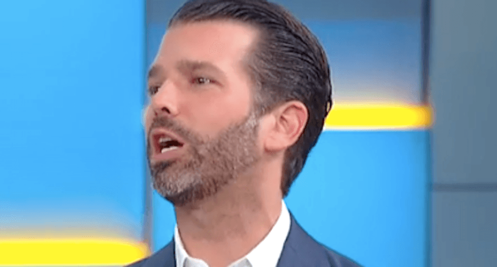 Donald Trump Jr. rants Democrats 'hope coronavirus comes here and kills millions' to end president's 'streak of winning'