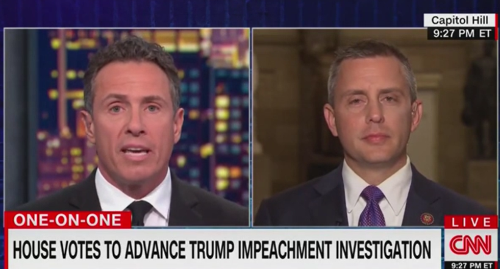 CNN's Cuomo clashes with GOP lawmaker for voting against the impeachment process he demanded