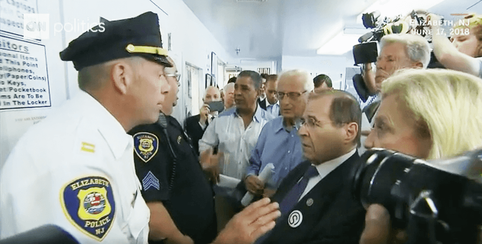 'This is America -- it isn't Moscow': Watch angry lawmakers demand entrance to New Jersey ICE detention center