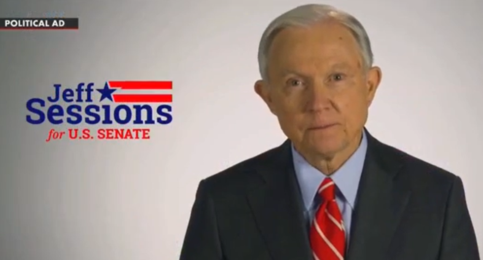 Jeff Sessions kicks off Senate run by relentlessly sucking up to president who fired him