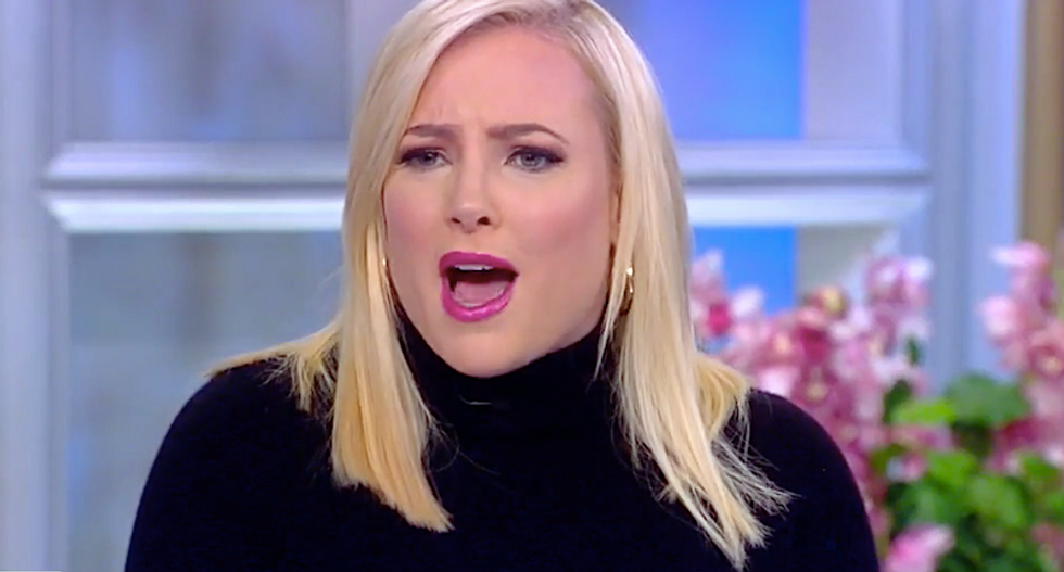 The View erupts when Meghan McCain blames GOP senator's crude insults on 'both sides'