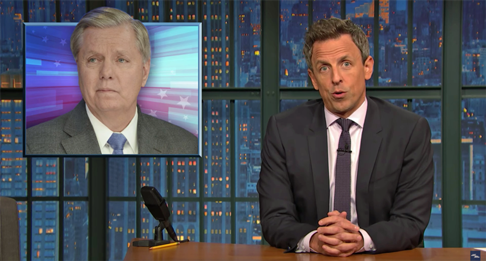 Seth Meyers destroys Lindsey Graham: ‘Not good when your defense is also a confession’