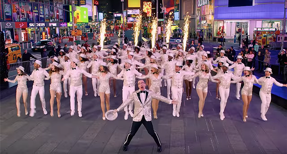 John Oliver takes down coal CEO after two years of lawsuits -- using an epic dance number