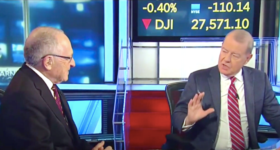 Alan Dershowitz gets called out on Fox Business for slurring rape accuser as 'sleazy'