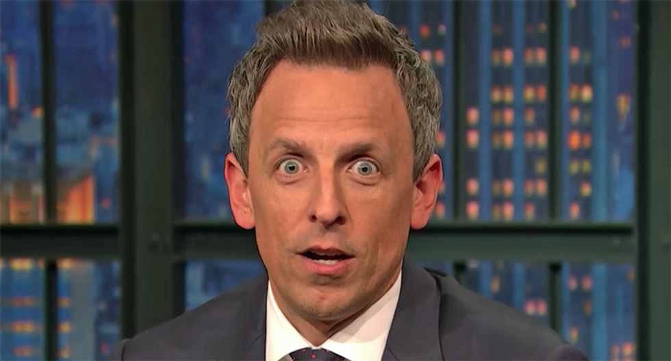 WATCH: Seth Meyers gives the perfect one-minute update on all the crazy from Trump and Senate Republicans
