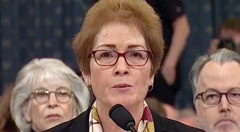 'Shame on her!' Conservatives howl in rage after Marie Yovanovitch invokes diplomats killed at Benghazi