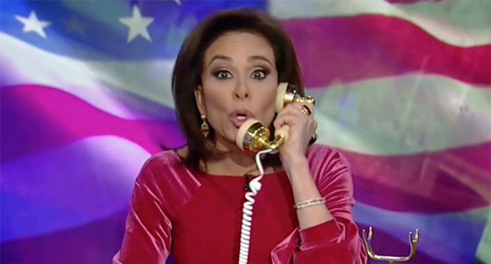 Fox hosts call out Judge Jeanine for predicting 'something' will keep Biden off of Democratic ticket
