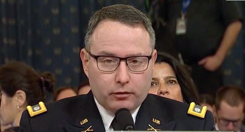 Lt Col Vindman accuses Trump of 'bullying and intimidation' in scathing WaPo op-ed