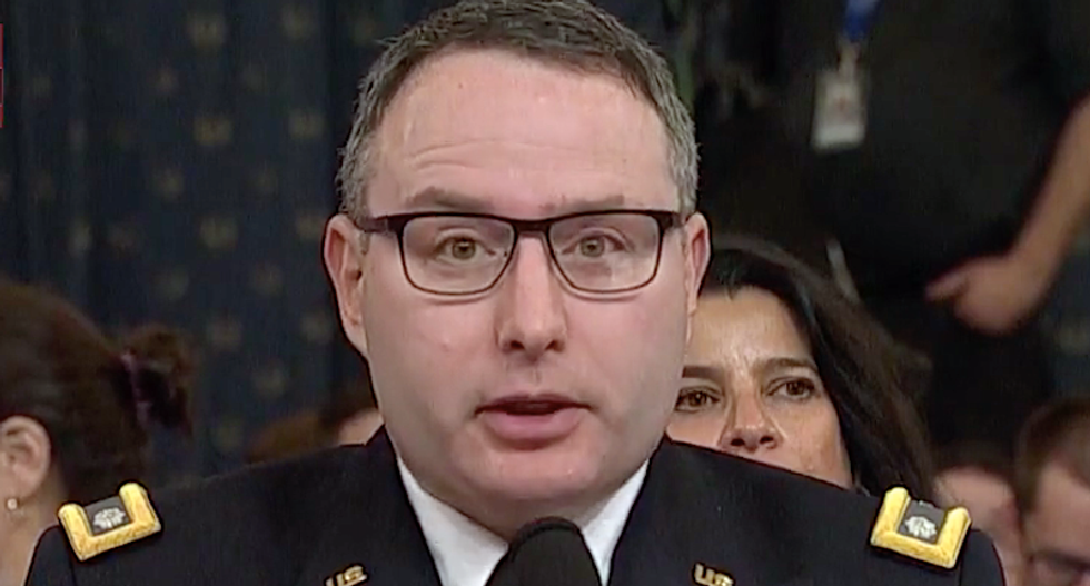 Trump punishing Lt. Col. Alexander Vindman for his testimony would be 'itself an impeachable offense': WaPo journalist