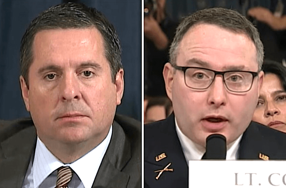 'That will play poorly with the respect our troops crowd': Twitter rips Devin Nunes for disrespecting Lt. Col. Vindman's rank