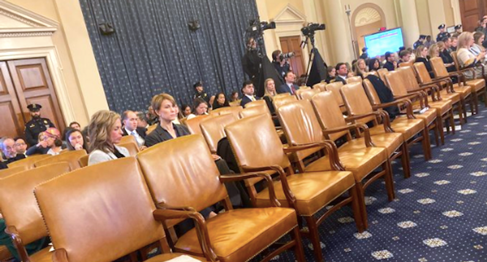 ‘Unusual’: Reporters surprised as a large swath of Republicans go missing during Sondland testimony