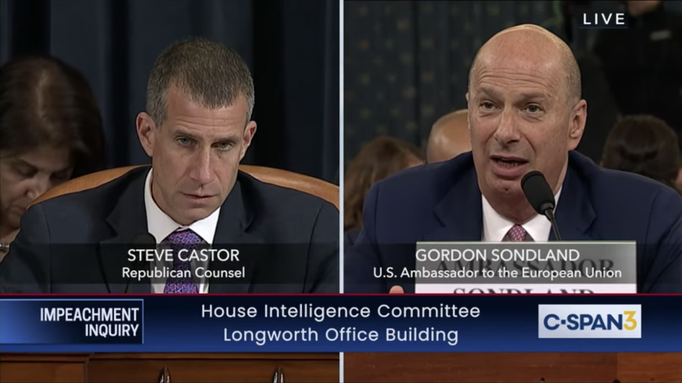 The Republicans' impeachment lawyer made 2 huge mistakes in questioning Gordon Sondland