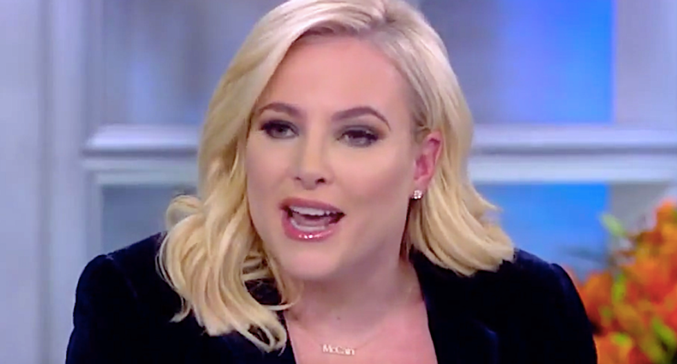 The View's Meghan McCain gets busted for claiming GOP's impeachment coverup has Democratic support