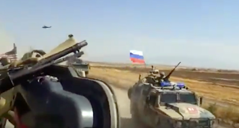 US troops injured during altercation with Russian forces in Syria -- and it was caught on video