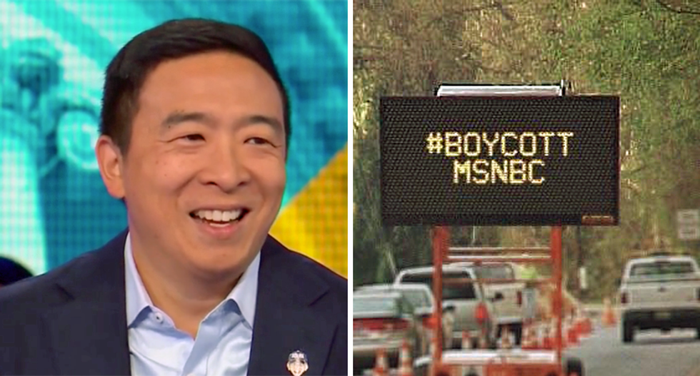 #BoycottMSNBC trends on Twitter as Yang Gang rips the network’s coverage of the 2020 campaign