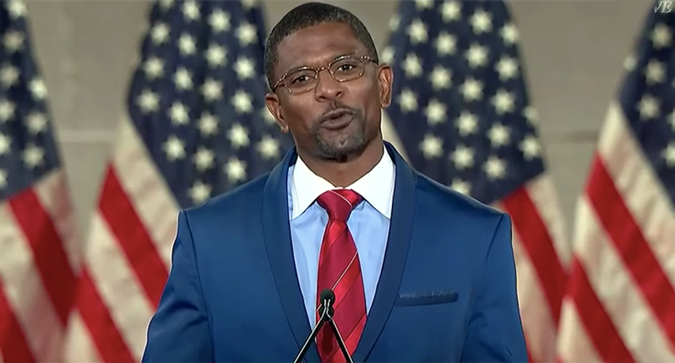 Former NFL player facing insider trading charges featured in prime time at the RNC